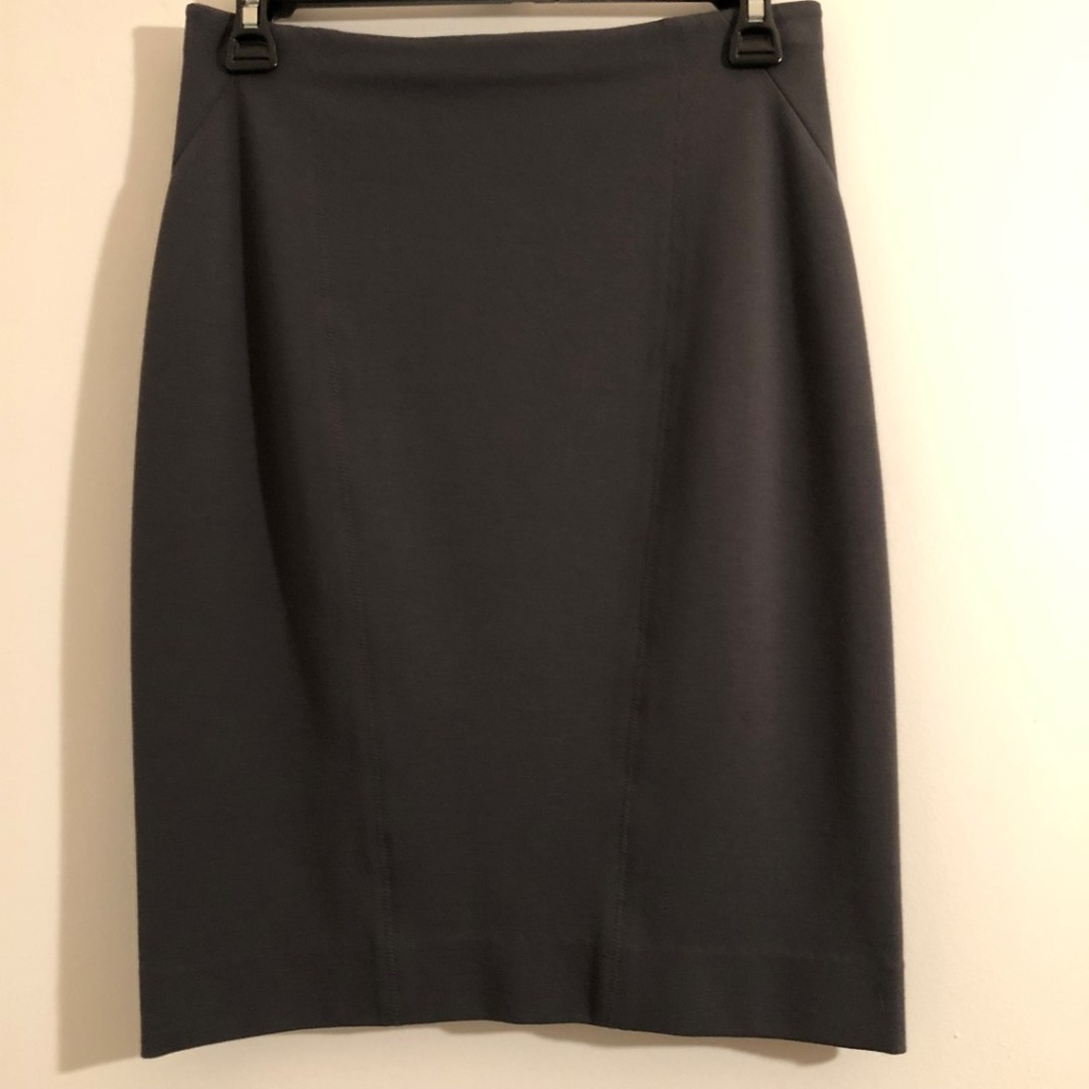 Ann Taylor Slate Gray Pencil Skirt - Size 2P